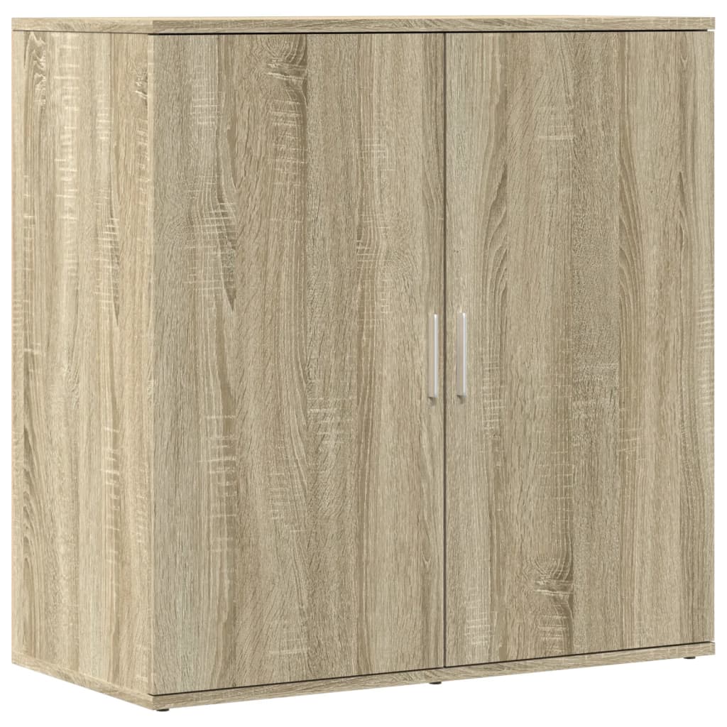 vidaXL Sideboards 2 pcs Sonoma Oak 79x38x80 cm Engineered Wood