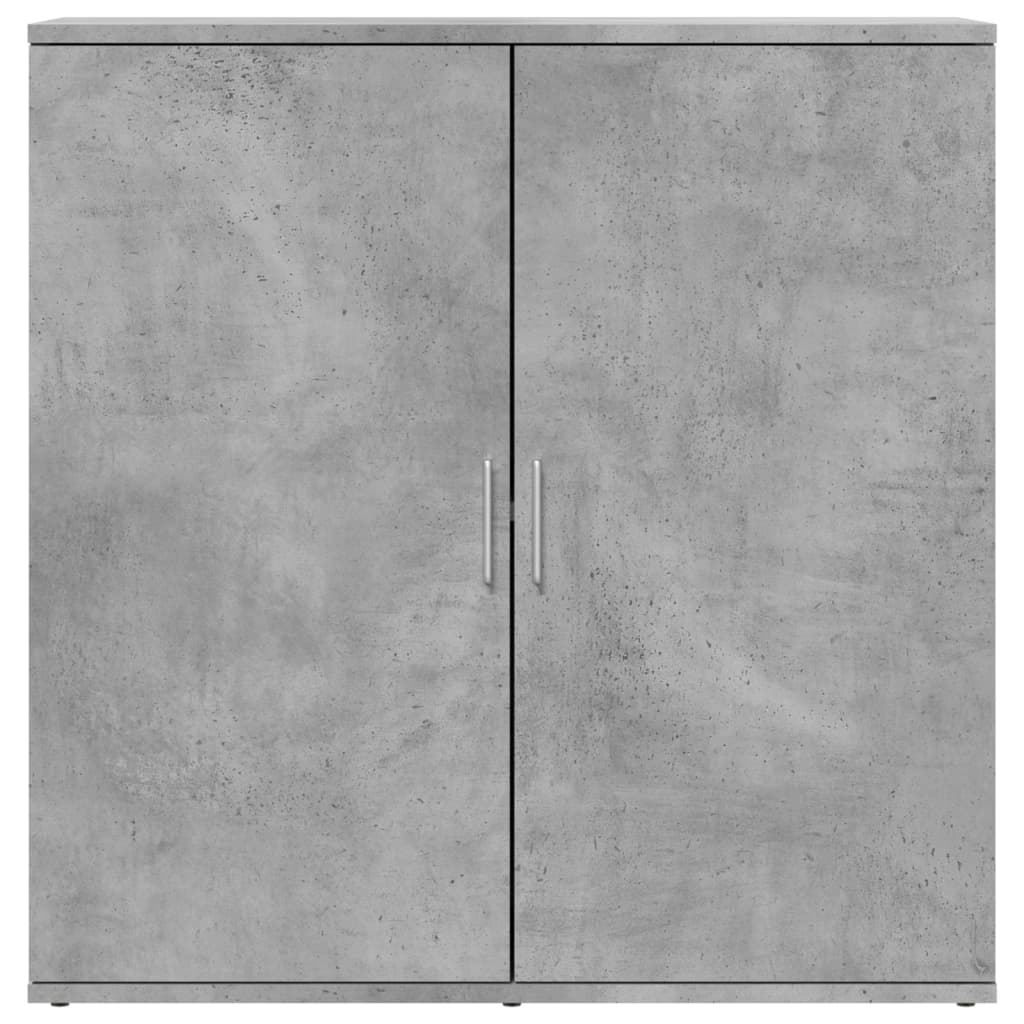 vidaXL Sideboards 2 pcs Concrete Grey 79x38x80 cm Engineered Wood