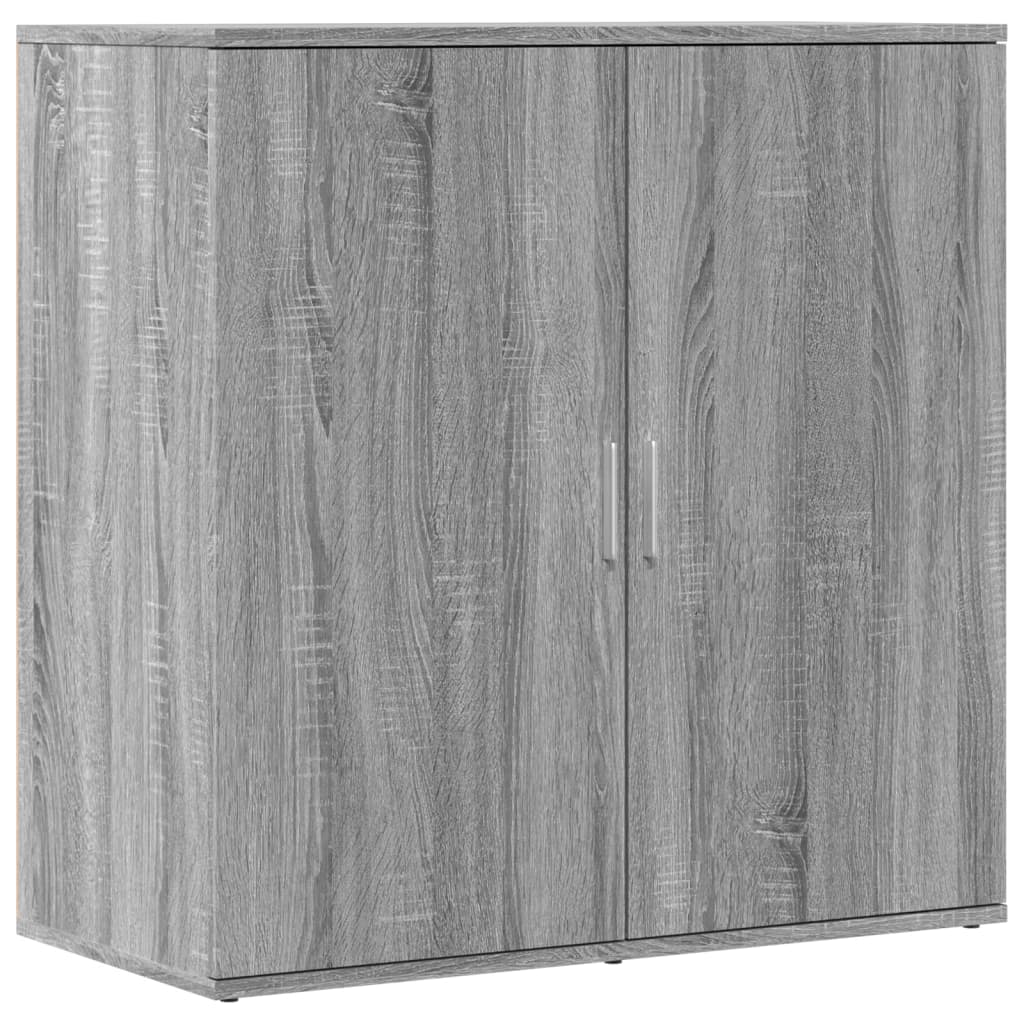 vidaXL Sideboards 2 pcs Grey Sonoma 79x38x80 cm Engineered Wood