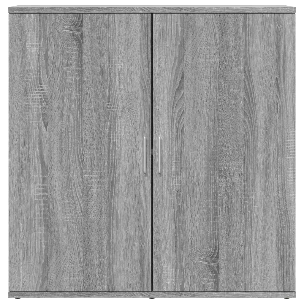 vidaXL Sideboards 2 pcs Grey Sonoma 79x38x80 cm Engineered Wood