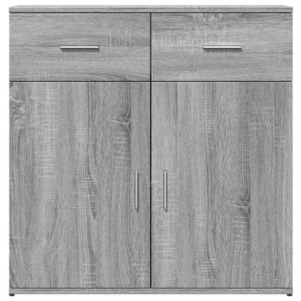 Sideboards 2 pcs Grey Sonoma 79x38x80 cm Engineered Wood