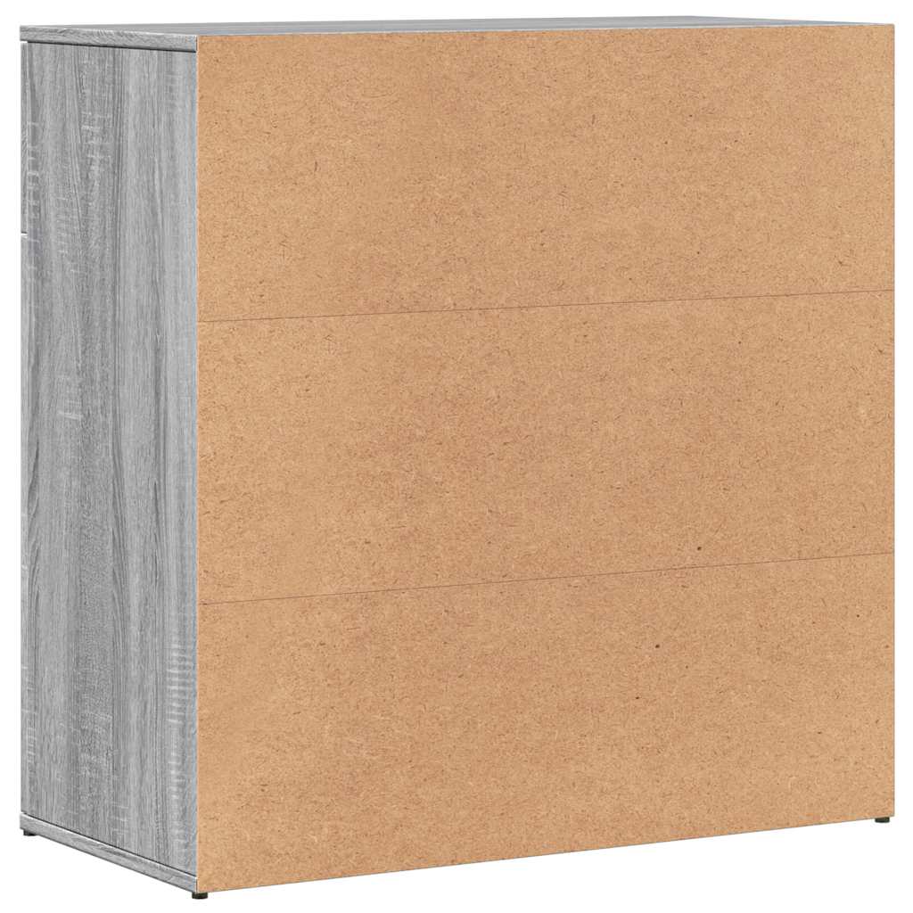 Sideboards 2 pcs Grey Sonoma 79x38x80 cm Engineered Wood
