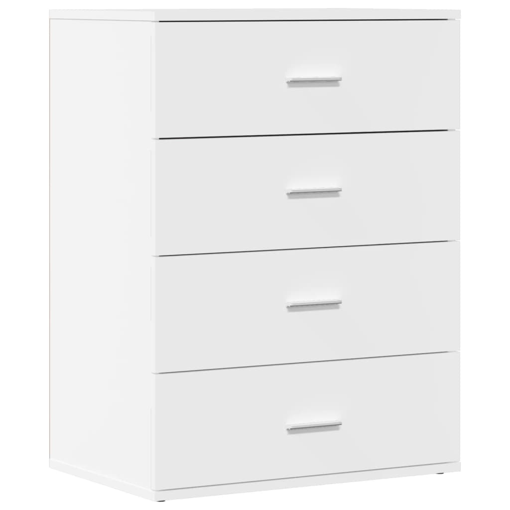 Sideboards 2 pcs White 60x39x80 cm Engineered Wood
