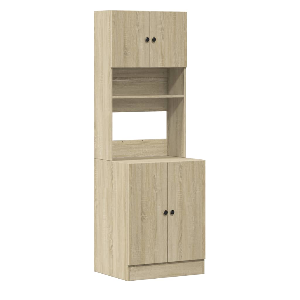 Kitchen Cabinet Sonoma Oak 60x50x180 cm Engineered Wood