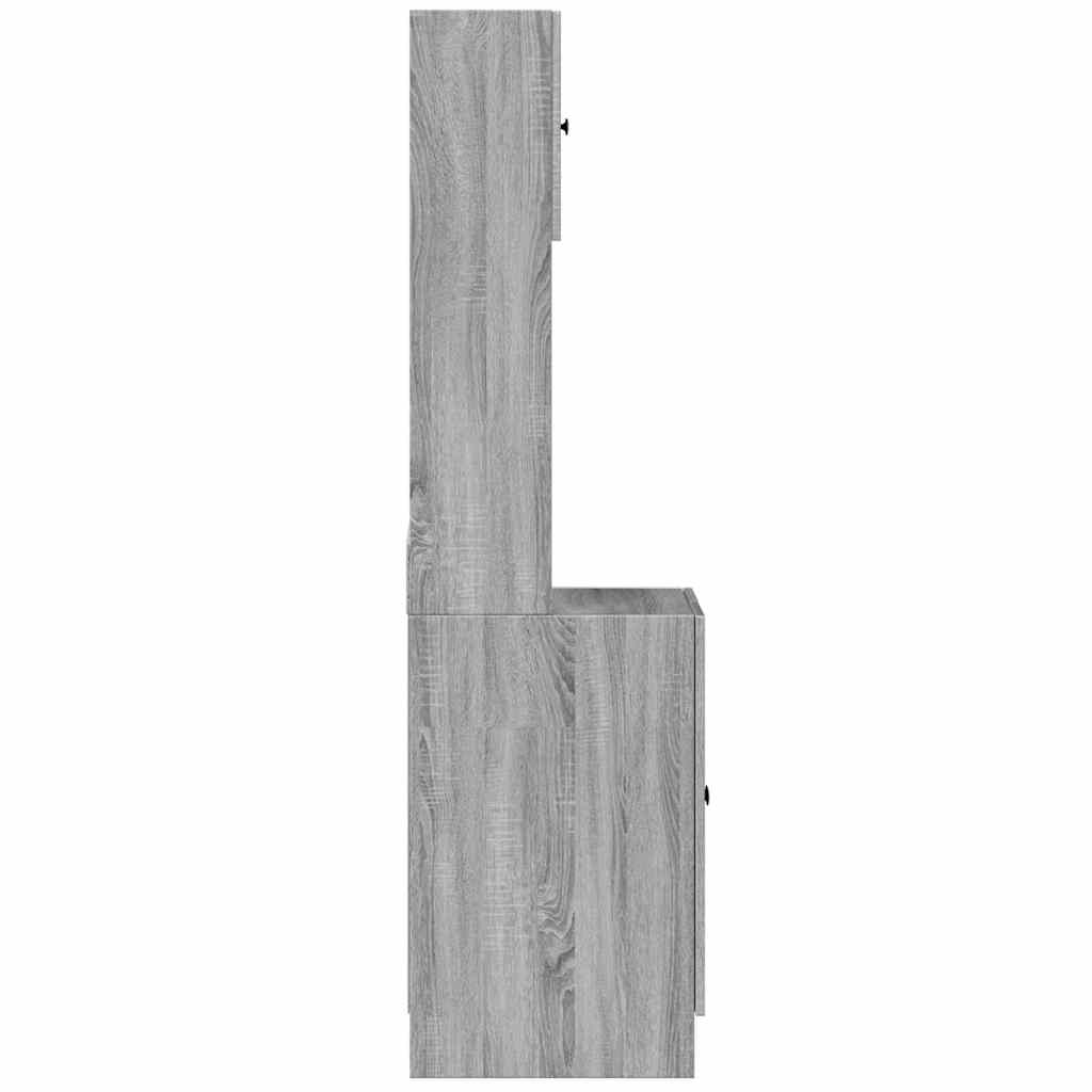 Kitchen Cabinet Grey Sonoma 60x50x180 cm Engineered Wood