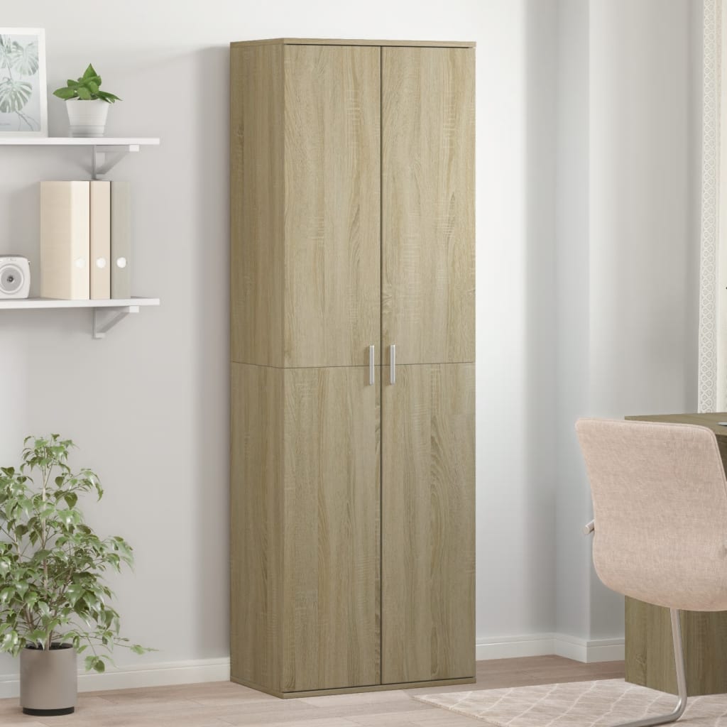 Highboard Sonoma Oak 60x35x180 cm Engineered Wood