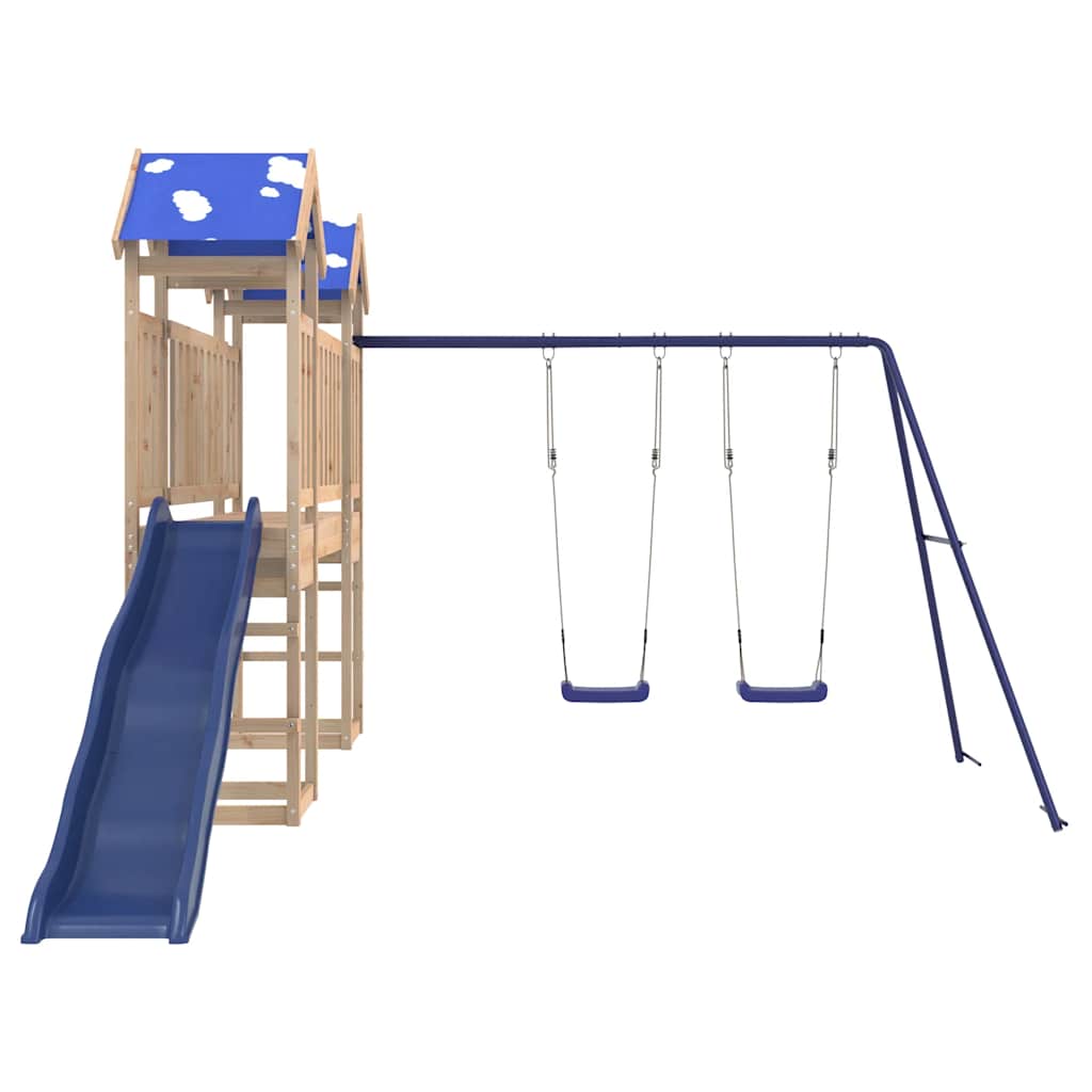Outdoor Playset Solid Wood Pine