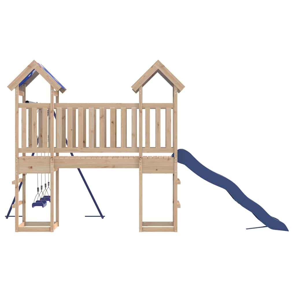 Outdoor Playset Solid Wood Pine