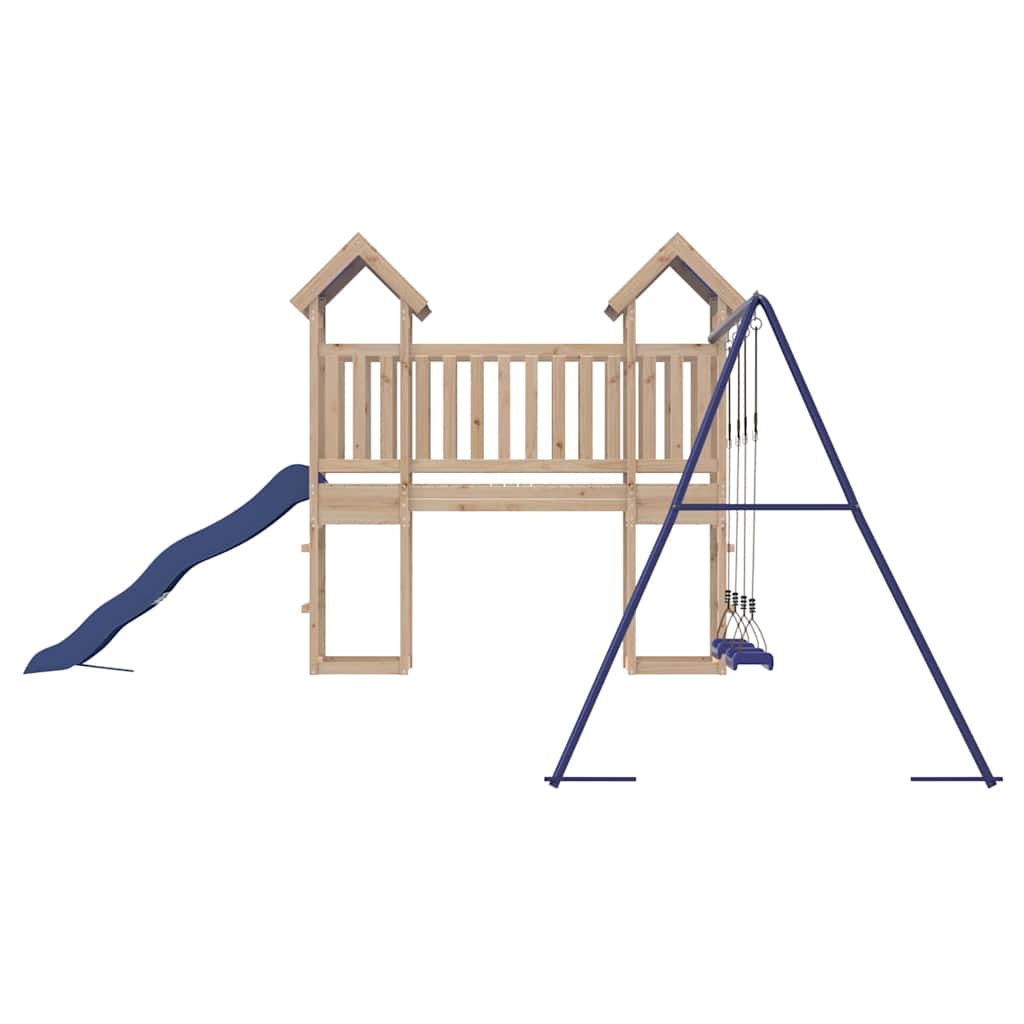 Outdoor Playset Solid Wood Pine