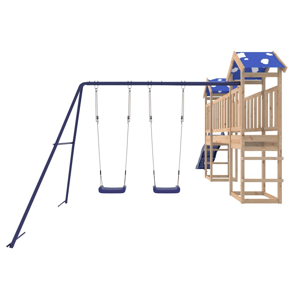 Outdoor Playset Solid Wood Pine