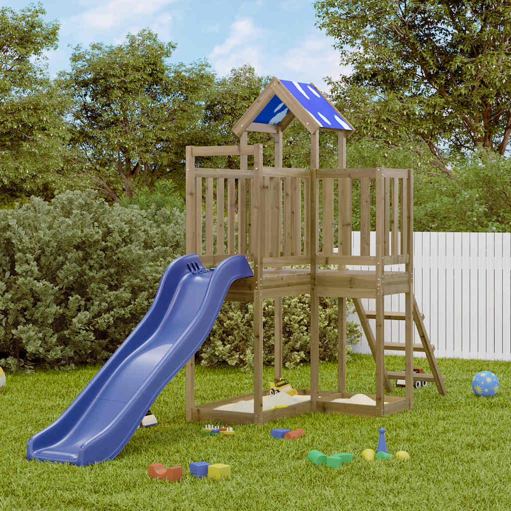 vidaXL Outdoor Playset Impregnated Wood Pine