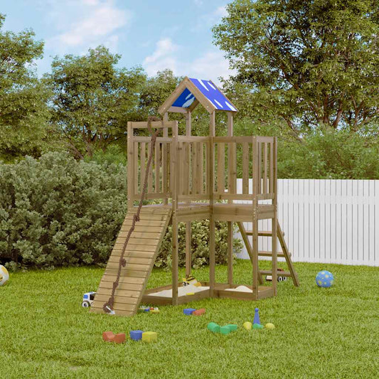 vidaXL Outdoor Playset Impregnated Wood Pine