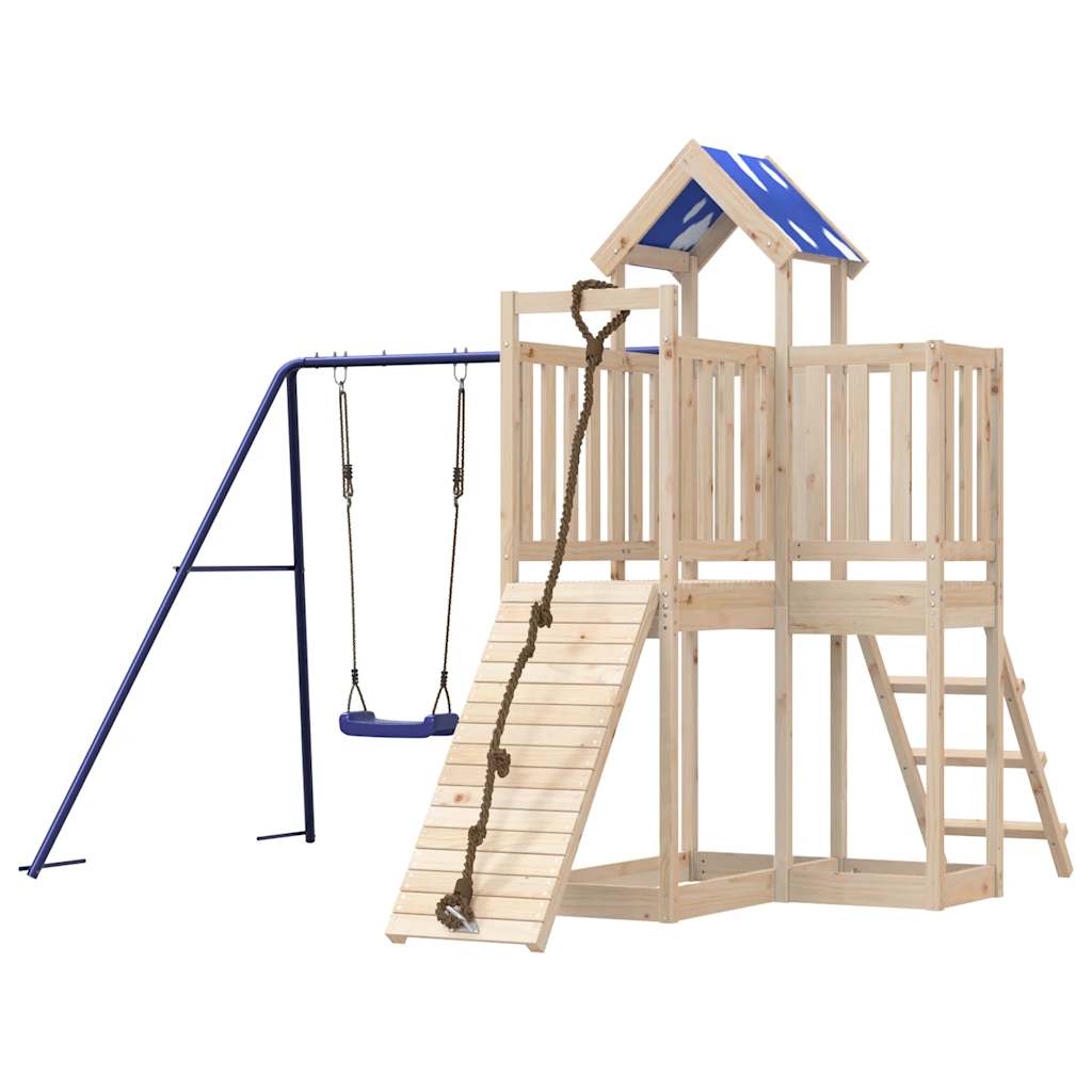 vidaXL Outdoor Playset Solid Wood Pine