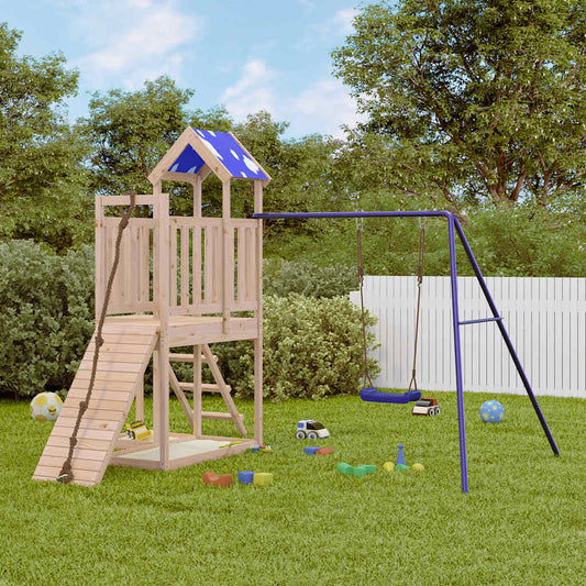 vidaXL Outdoor Playset Solid Wood Pine