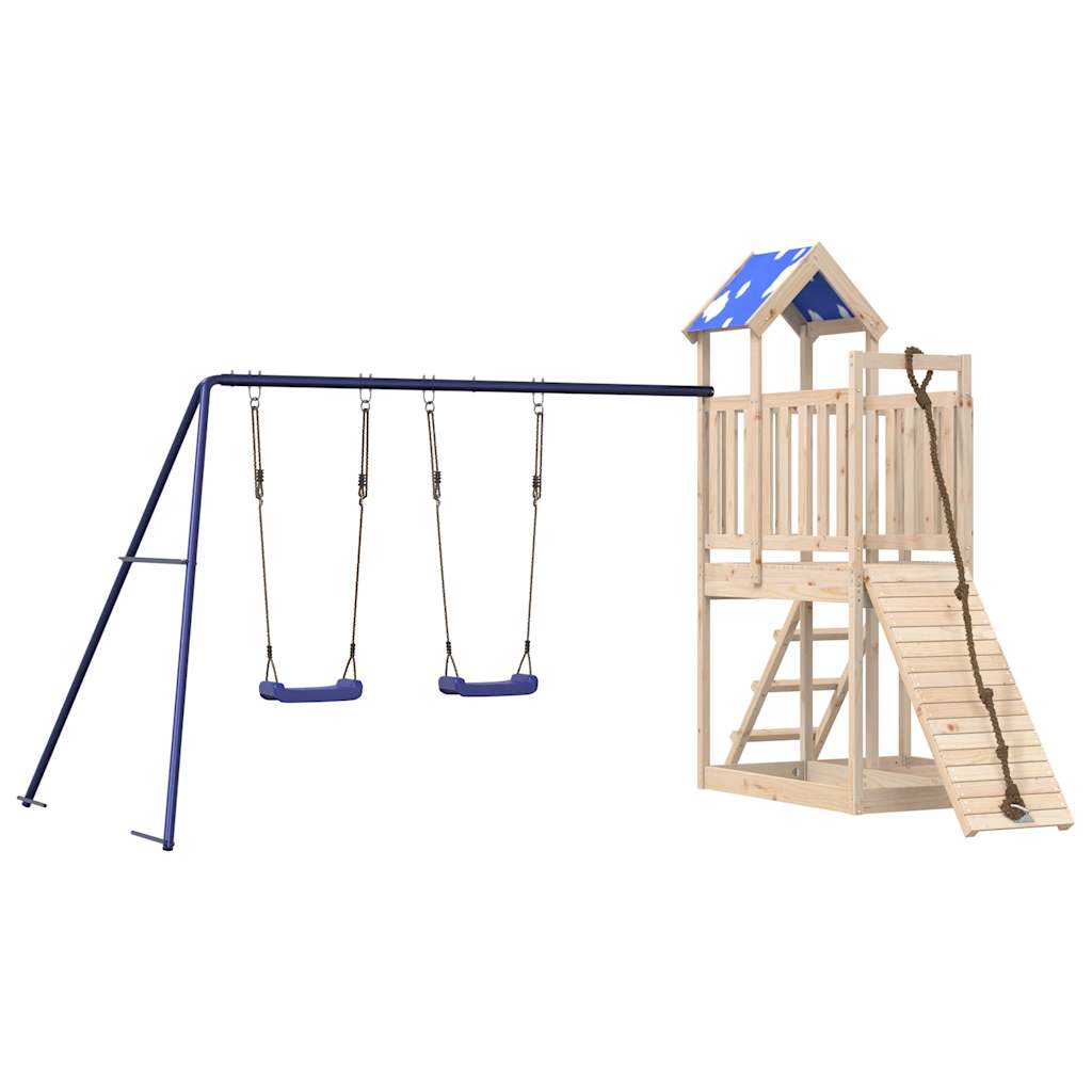 vidaXL Outdoor Playset Solid Wood Pine