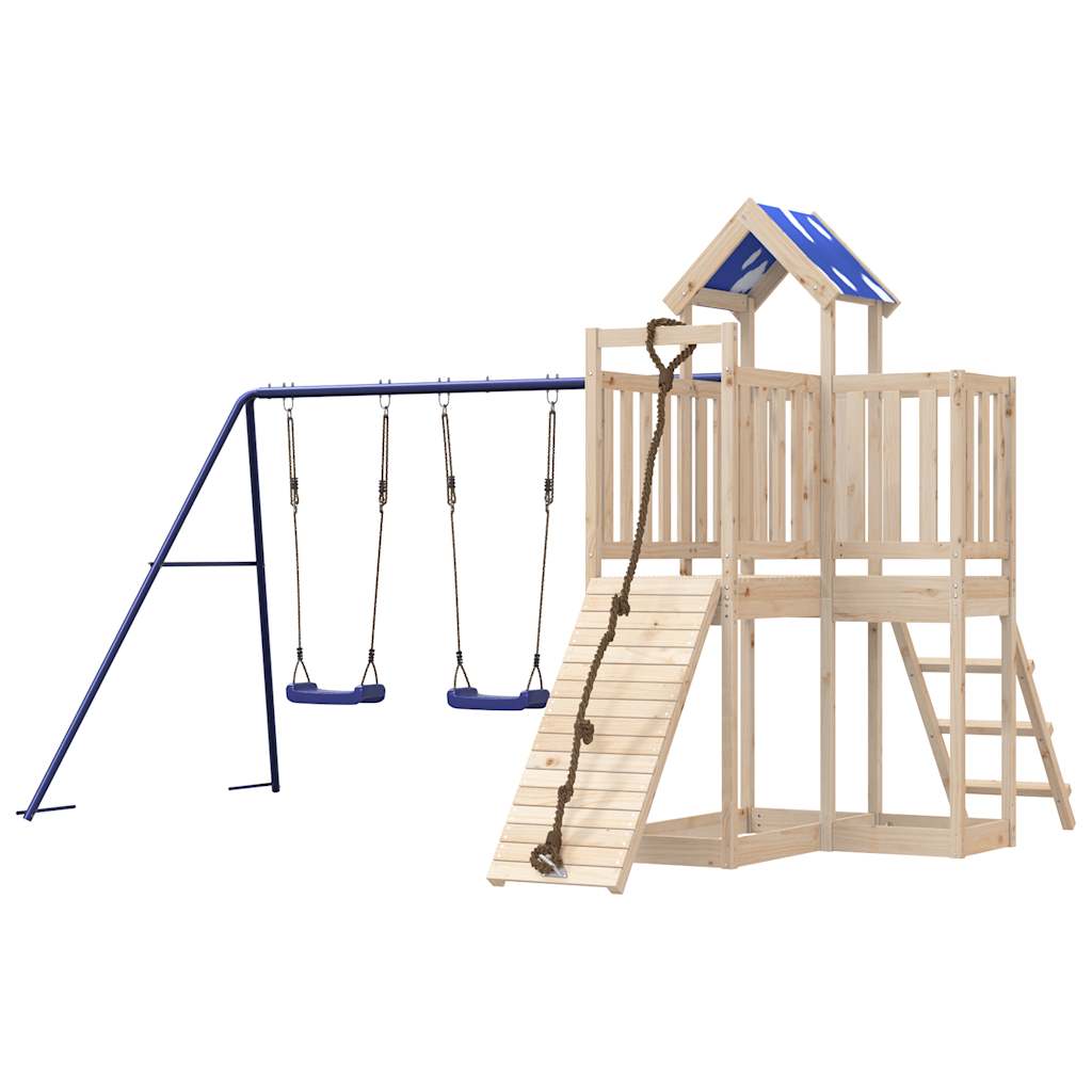 vidaXL Outdoor Playset Solid Wood Pine