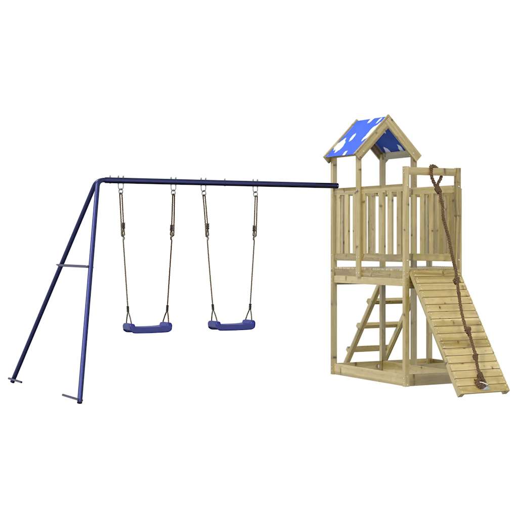 vidaXL Outdoor Playset Impregnated Wood Pine