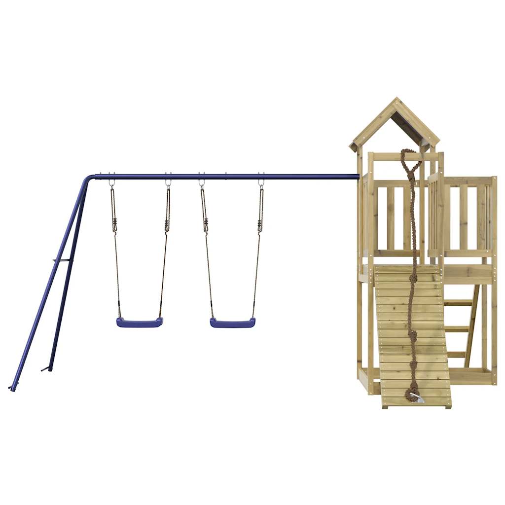 vidaXL Outdoor Playset Impregnated Wood Pine