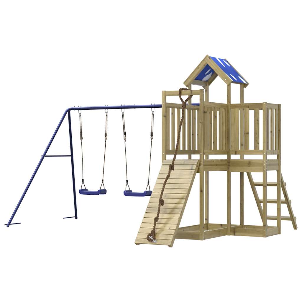 vidaXL Outdoor Playset Impregnated Wood Pine