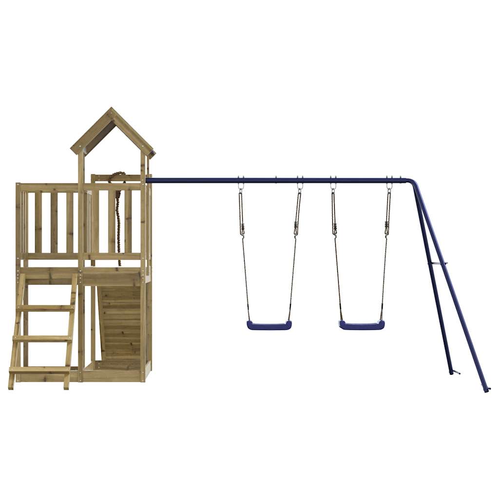 vidaXL Outdoor Playset Impregnated Wood Pine