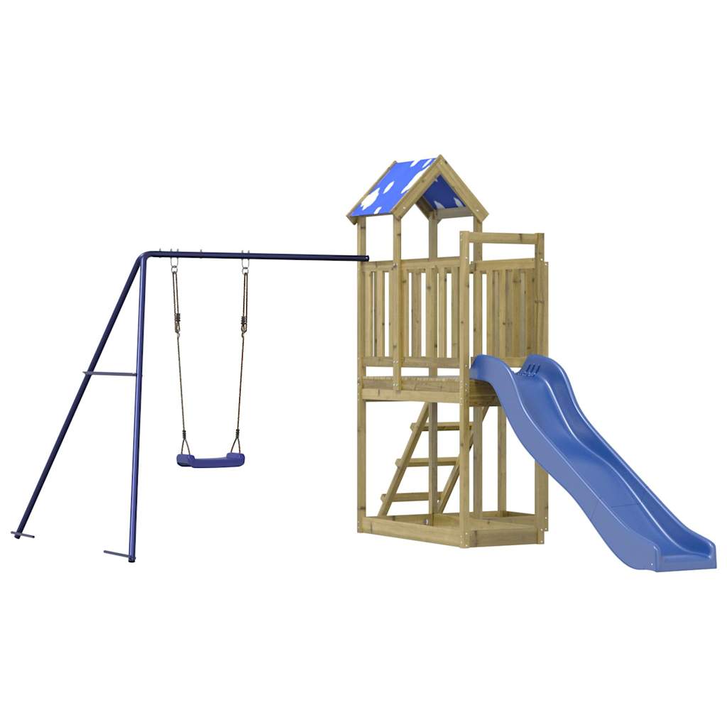 vidaXL Outdoor Playset Impregnated Wood Pine