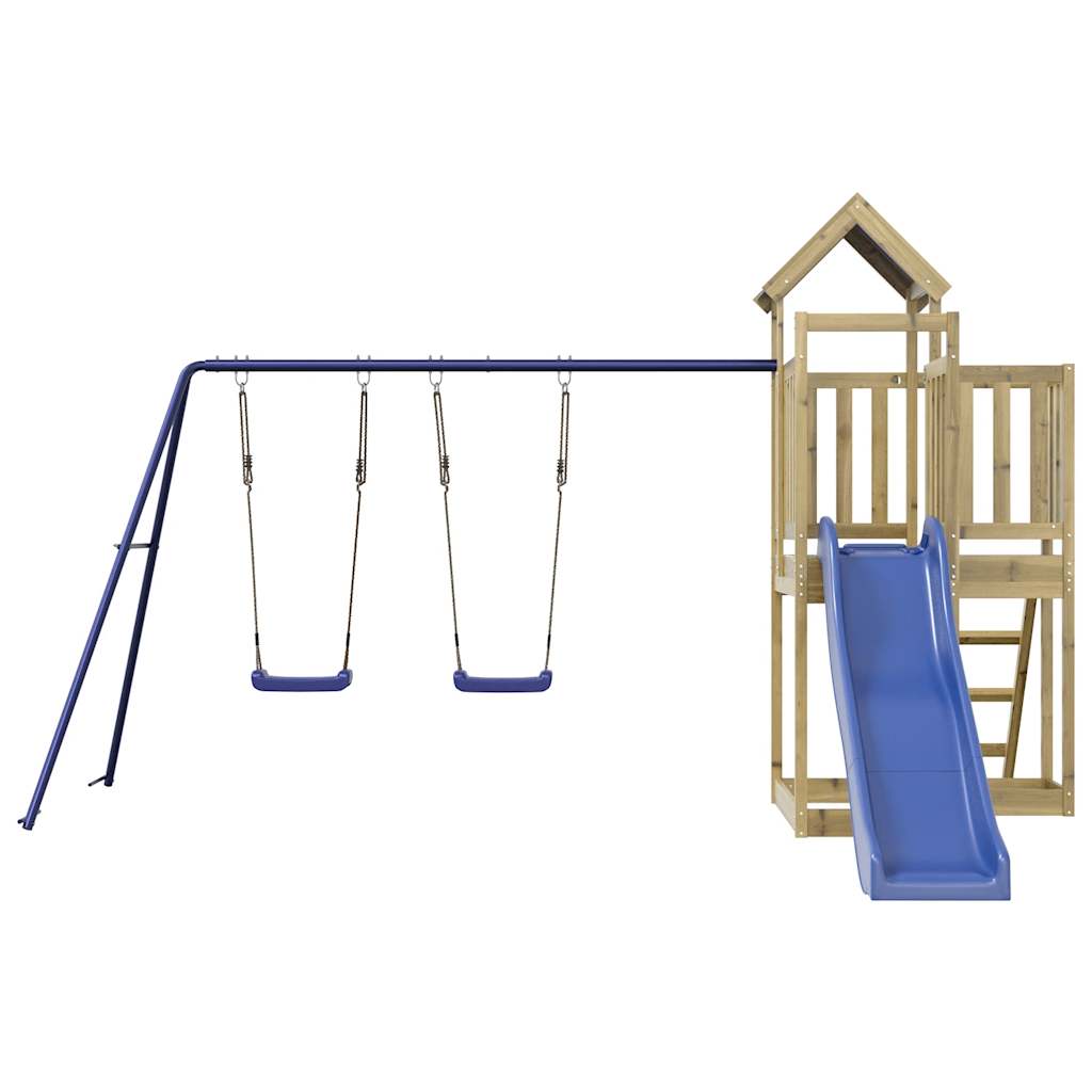 vidaXL Outdoor Playset Impregnated Wood Pine