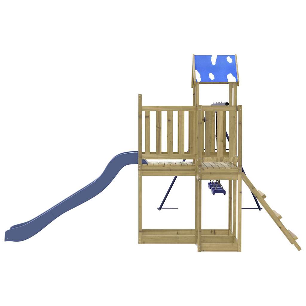 vidaXL Outdoor Playset Impregnated Wood Pine