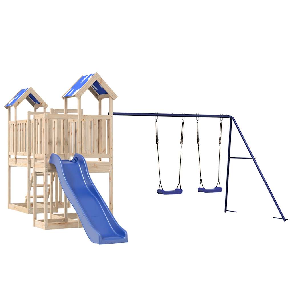 vidaXL Outdoor Playset Solid Wood Pine