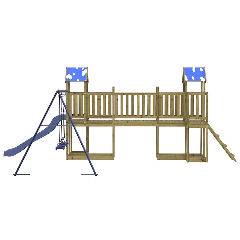 vidaXL Outdoor Playset Impregnated Wood Pine