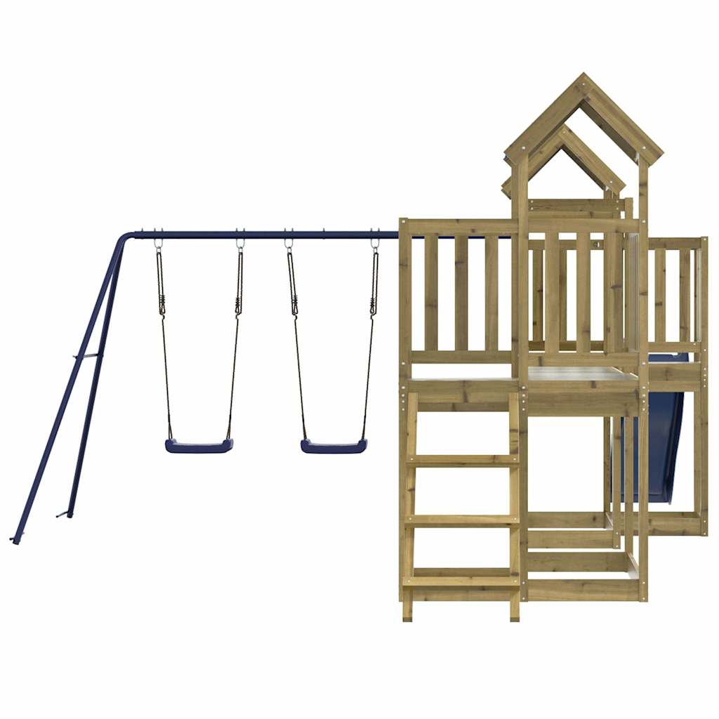 vidaXL Outdoor Playset Impregnated Wood Pine