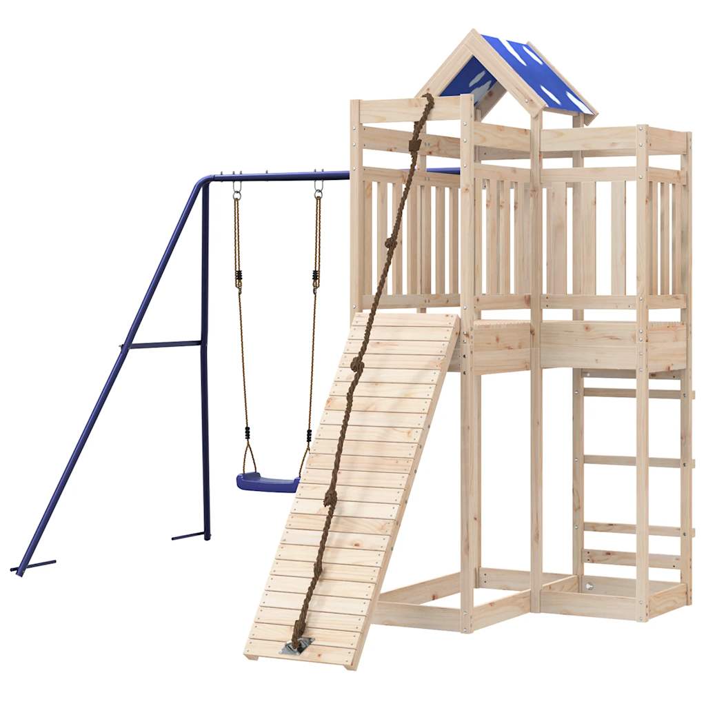 vidaXL Outdoor Playset Solid Wood Pine