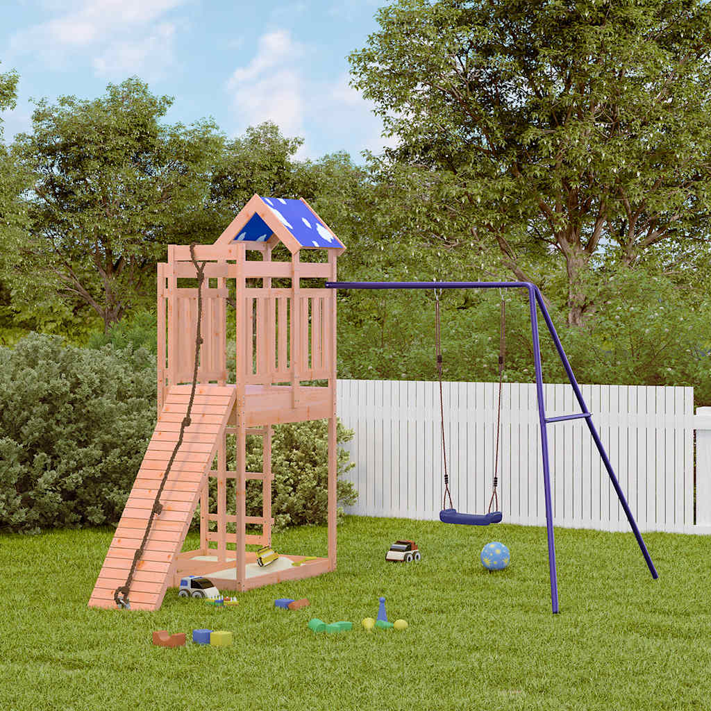 vidaXL Outdoor Playset Solid Wood Douglas