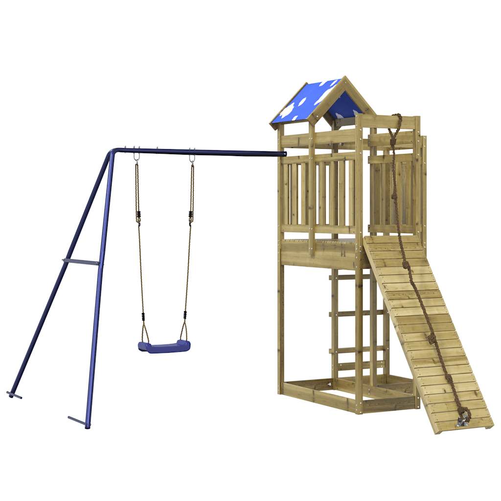 vidaXL Outdoor Playset Impregnated Wood Pine