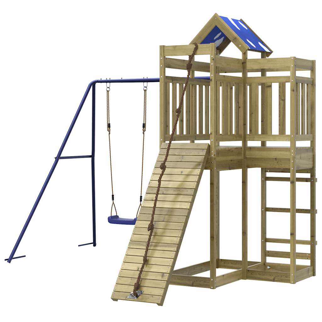 vidaXL Outdoor Playset Impregnated Wood Pine