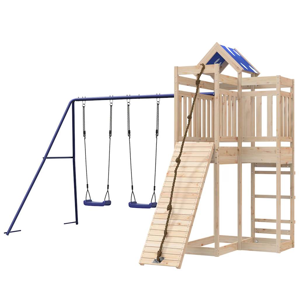 vidaXL Outdoor Playset Solid Wood Pine