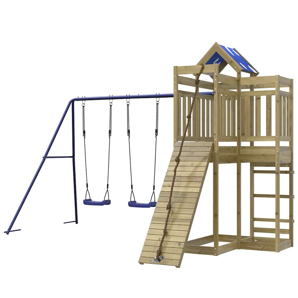 vidaXL Outdoor Playset Impregnated Wood Pine