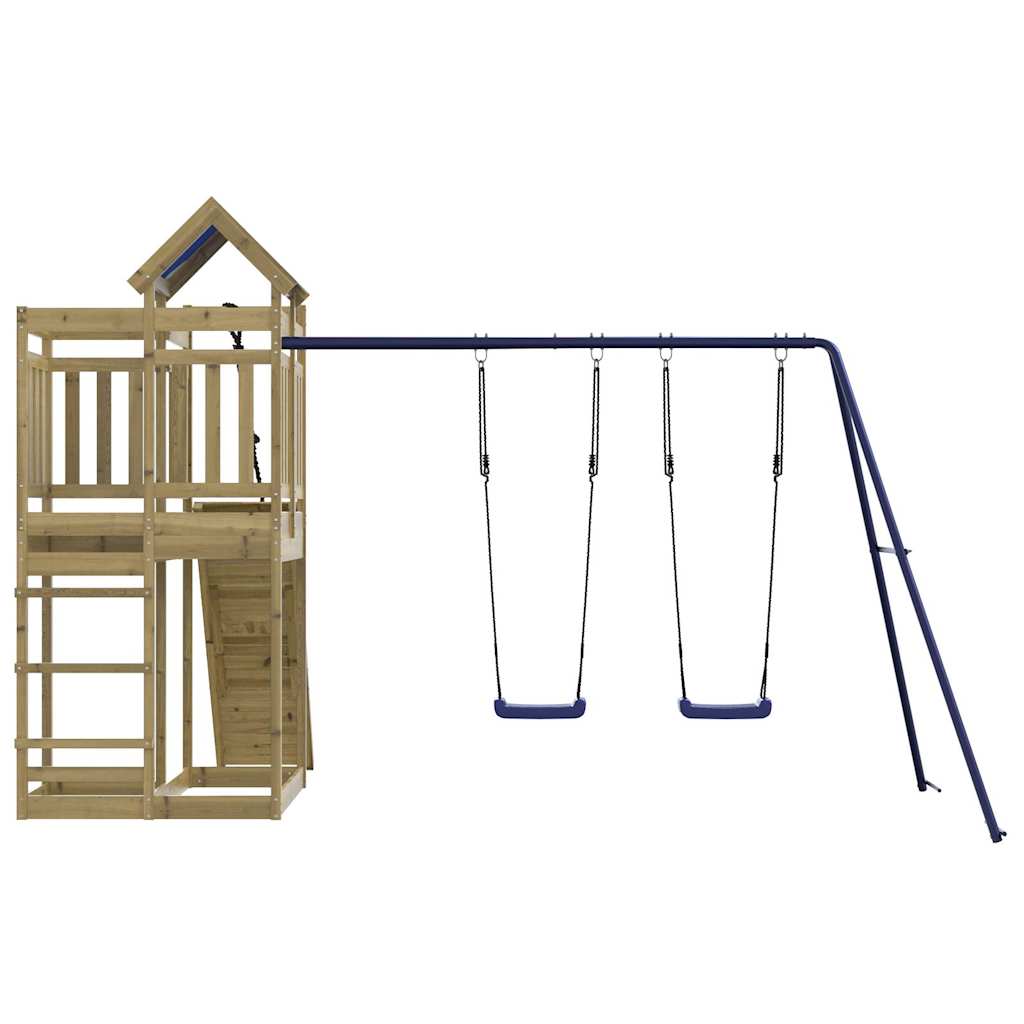 vidaXL Outdoor Playset Impregnated Wood Pine