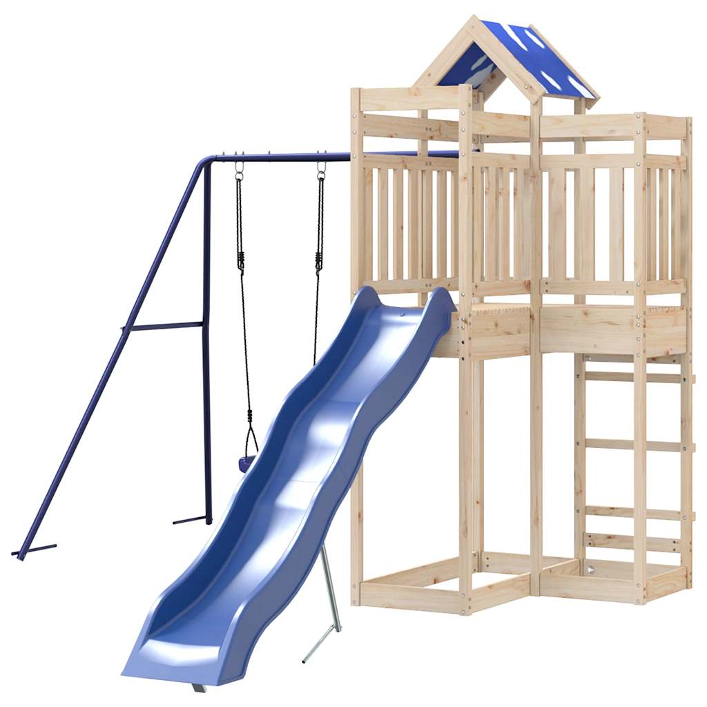 vidaXL Outdoor Playset Solid Wood Pine