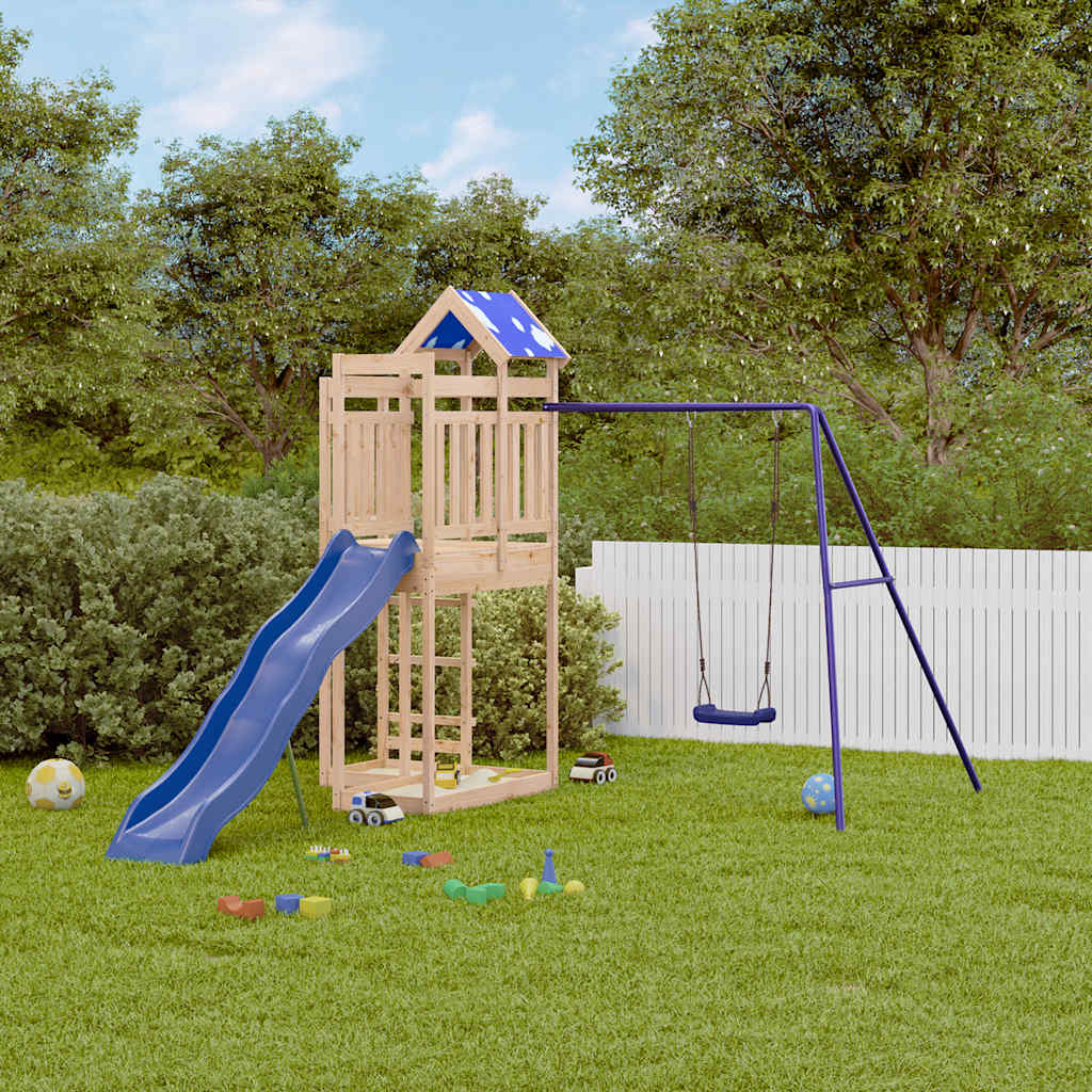 vidaXL Outdoor Playset Solid Wood Pine