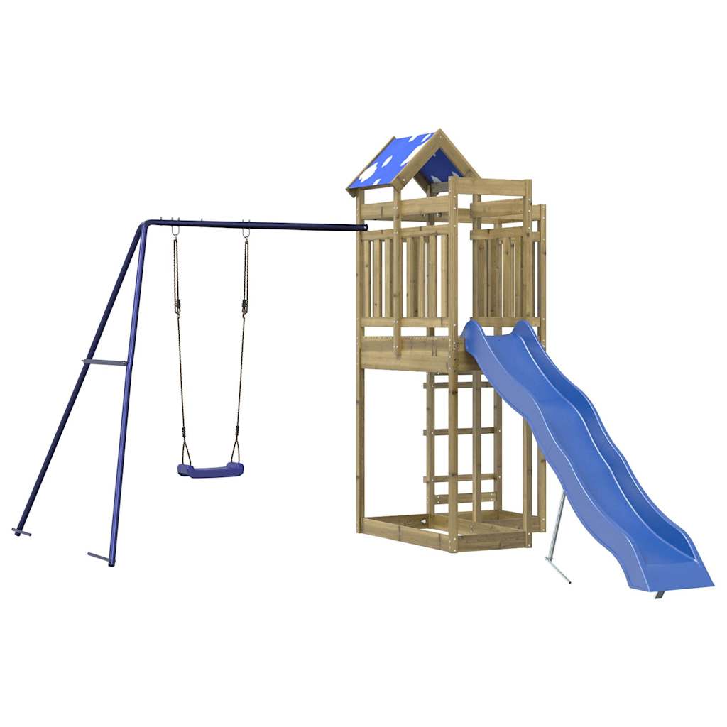 vidaXL Outdoor Playset Impregnated Wood Pine