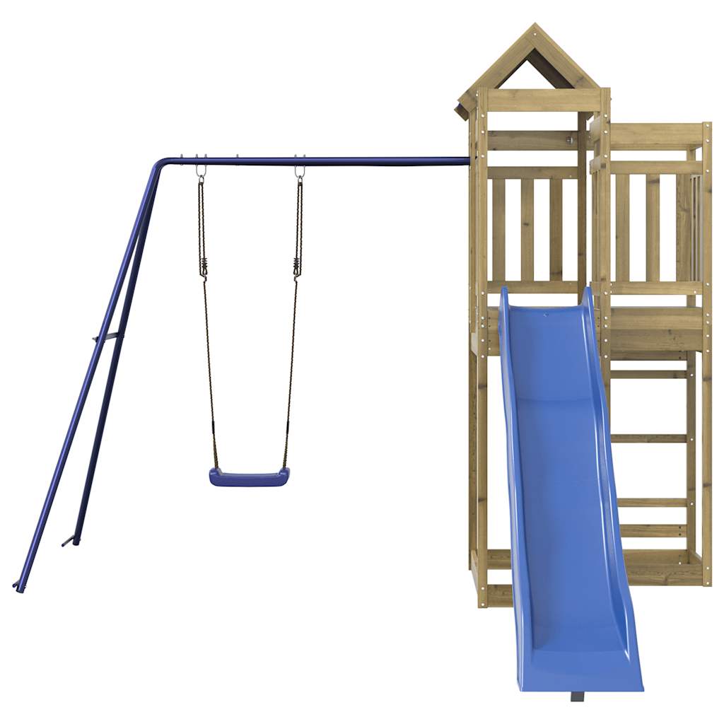 vidaXL Outdoor Playset Impregnated Wood Pine