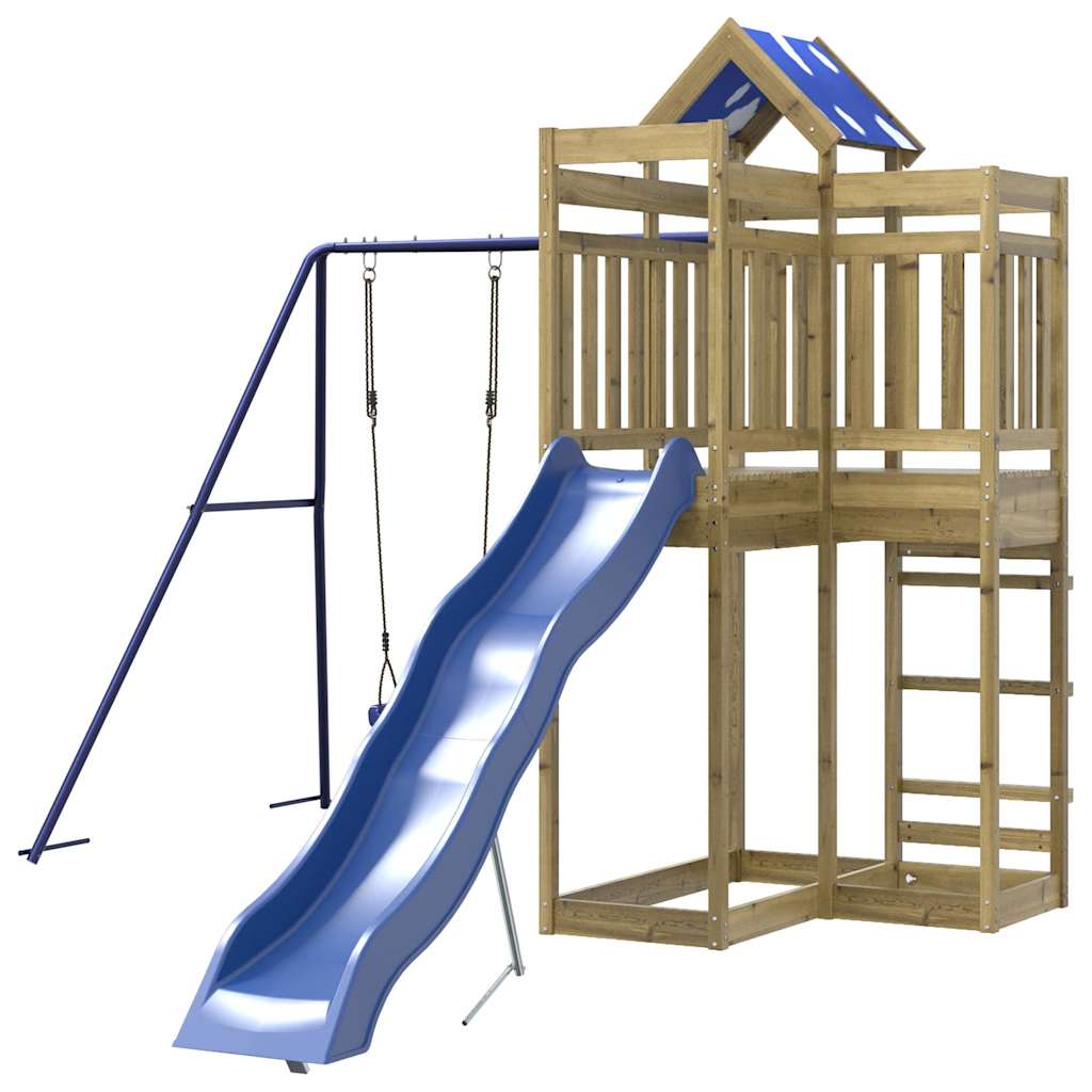 vidaXL Outdoor Playset Impregnated Wood Pine