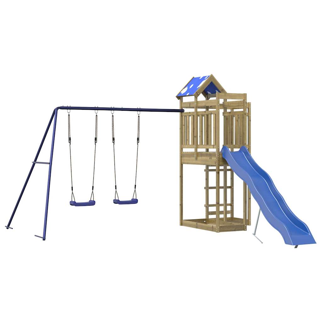 vidaXL Outdoor Playset Impregnated Wood Pine