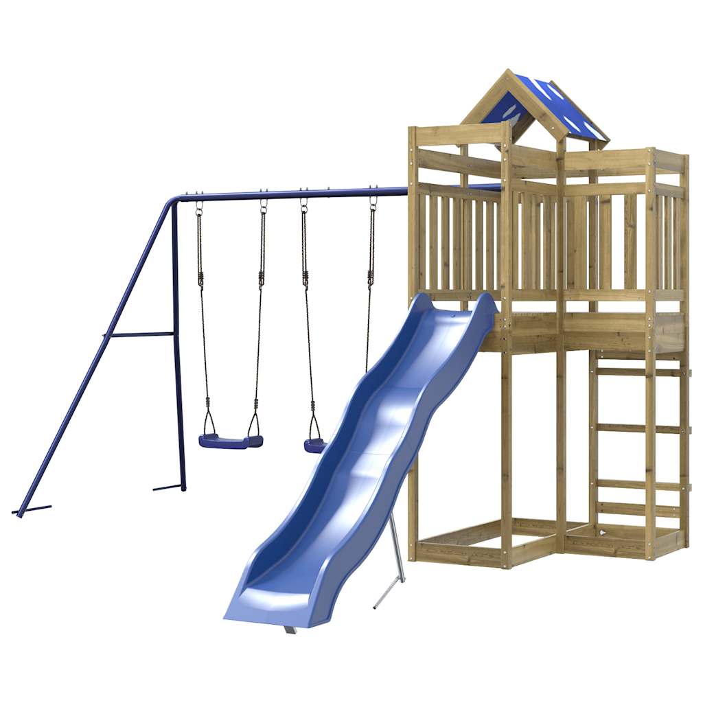 vidaXL Outdoor Playset Impregnated Wood Pine