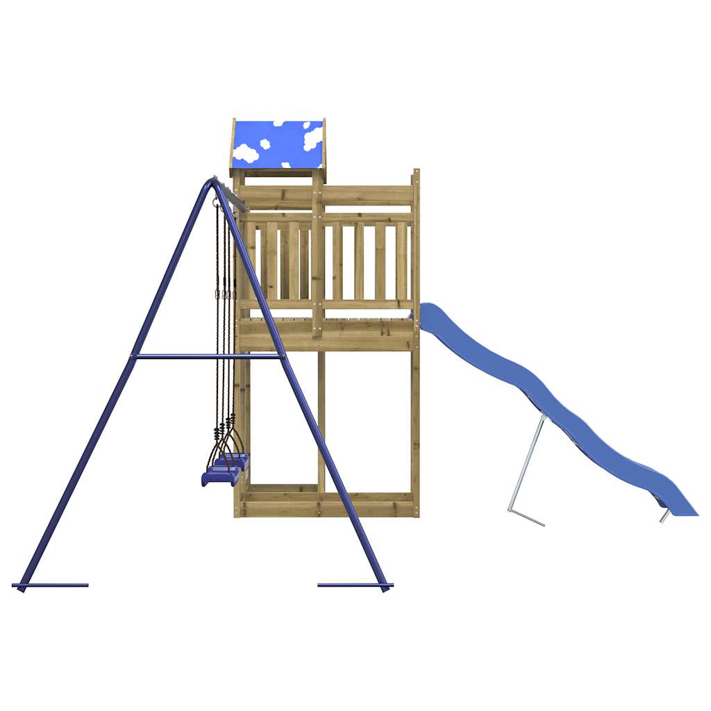 vidaXL Outdoor Playset Impregnated Wood Pine