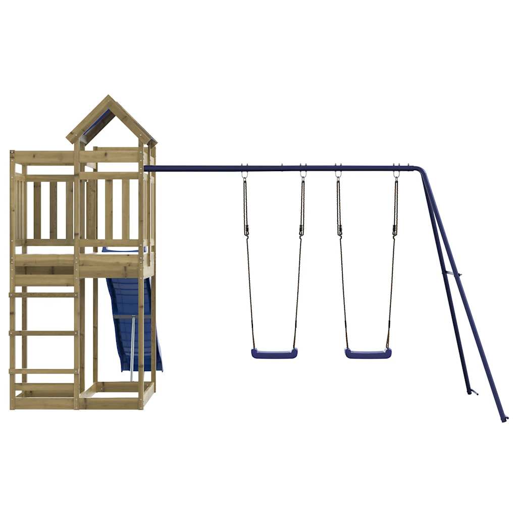 vidaXL Outdoor Playset Impregnated Wood Pine