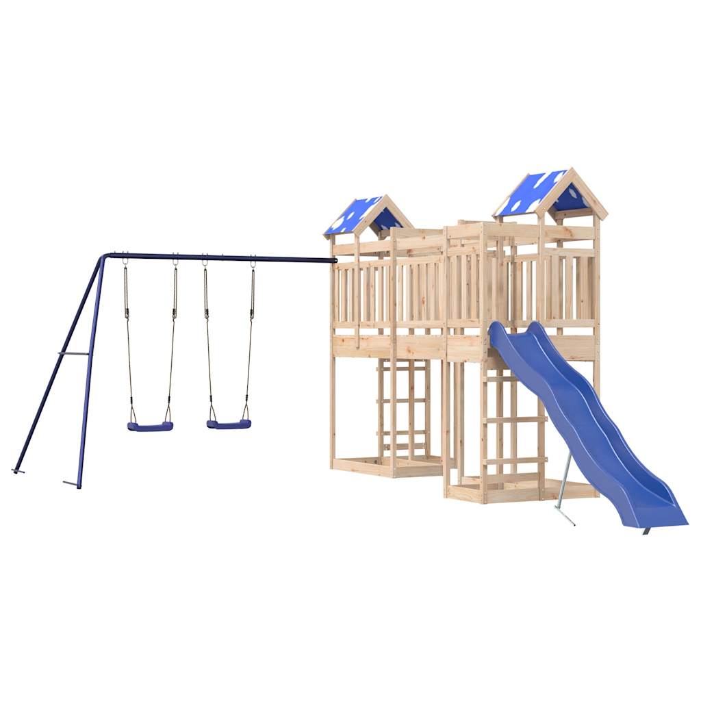 vidaXL Outdoor Playset Solid Wood Pine