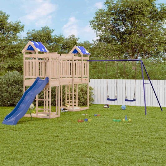 vidaXL Outdoor Playset Solid Wood Pine