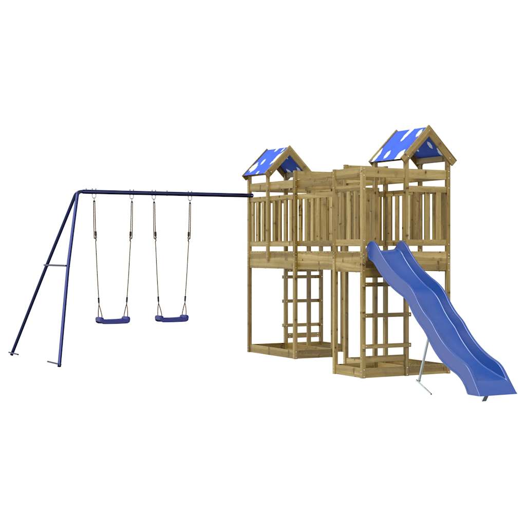 vidaXL Outdoor Playset Impregnated Wood Pine