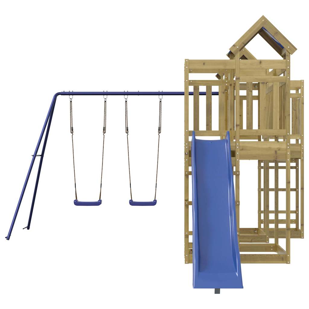 vidaXL Outdoor Playset Impregnated Wood Pine